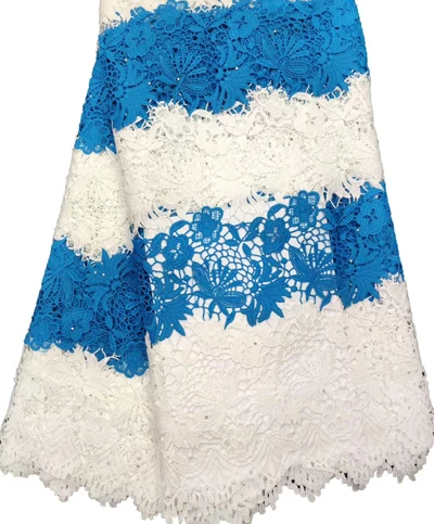 Африканская молочная кружевная ткань 2019 высокого качества гипюр шнур камни