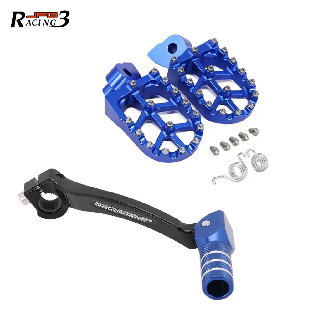 

Motorcycle CNC Foot Pegs Rests Footpeg Footrest Shifter Shift Lever Pedal For Yamaha YZ WR 250F 450F 250FX 450FX WR250F WR450F