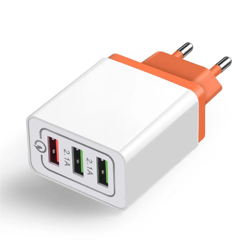 AC DC USB 5V Power Adapter Supply 2A 1-4Ports Mobile Phone Fast Charger Universal 220V EU Plug | Обустройство дома