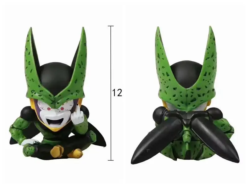 Экшн фигурка Dragon balll Z Perfect Cell Ultimate sculture из ПВХ Коллекционная модель детская игрушка|Игровые фигурки и