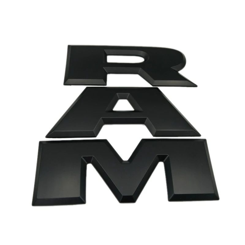 Один комплект Автомобильный задний ворот 3D RAM с буквенным логотипом эмблема
