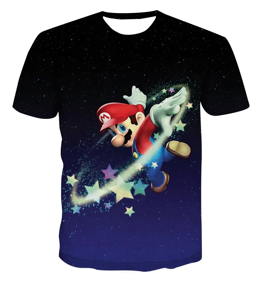 

Summer 3D printed T-shirt casual men's ladies children's fashion short-sleeved boys girls kids streetwear tops