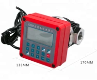 diesel flow meter oval gear flow meter with preset function