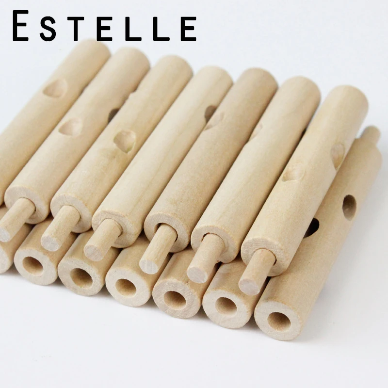 DIY Монтессори деревянная сборная игрушка головоломка зеленые листья