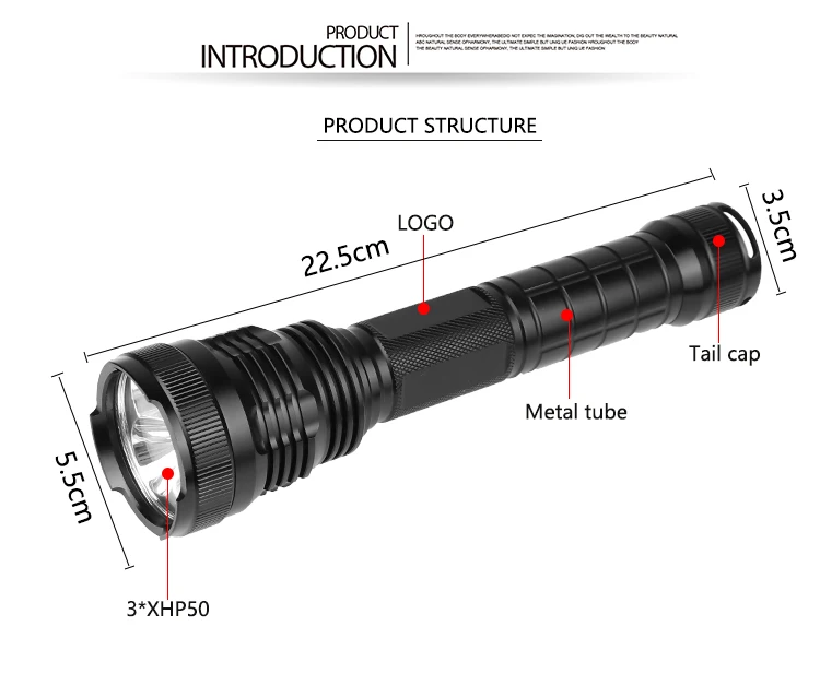 7500 люменов XLamp 3* XHP50 самый мощный светодиодный фонарик usb Zoom фонарь xhp70.2 xhp50 18650 или 26650 перезаряжаемый аккумулятор для охоты