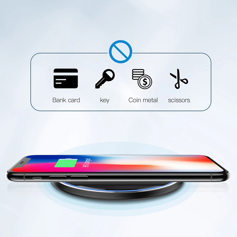 kuulaa 15w wireless charger for iphone 13 12 11 max xs xr 8 plus mirror qi wireless charging pad for samsung s9 s10 note 9 8 free global shipping