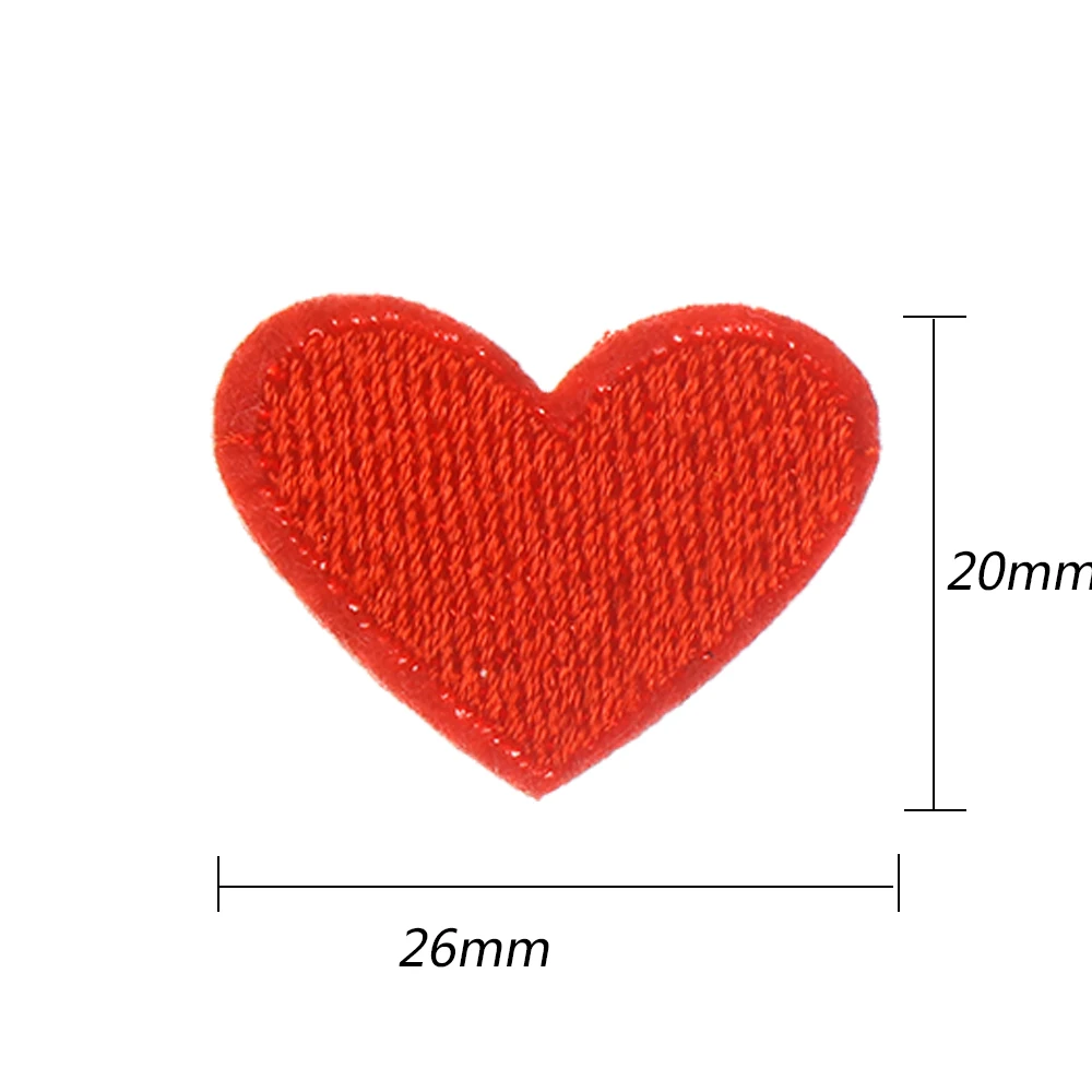 20 шт./лот нашивки с надписью Love Heart для одежды аппликации помощью утюга наклейки