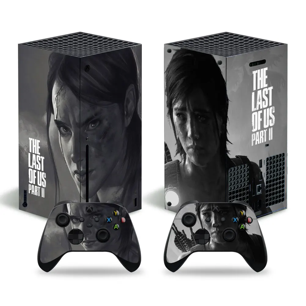 

The Last of us Style Skin Sticker Decal Cover for Xbox Series X Console and 2 Controllers Xbox Series X Skin Sticker Viny 1