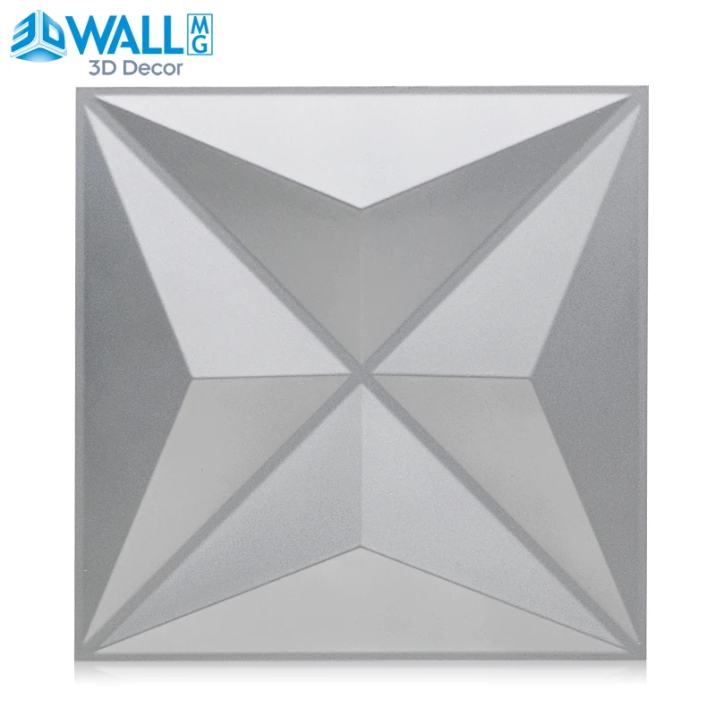30x30 см 3D Художественная настенная панель стена бриллиант блестящая Звезда резьба