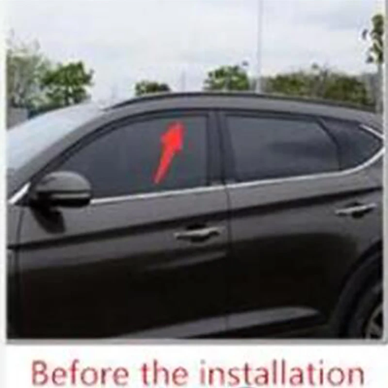 Автомобильные аксессуары для hyundai Tucson, оконный козырек, защита от солнца, дождя, ветра, дефлектор, тент, щит, вентиляционная защита, накладка, 4 шт