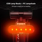 Задний фонасветильник велосипедный TSLM1, светодиодный, перезаряжаемый через USB, мощсветильник задние фары велосипеда свет