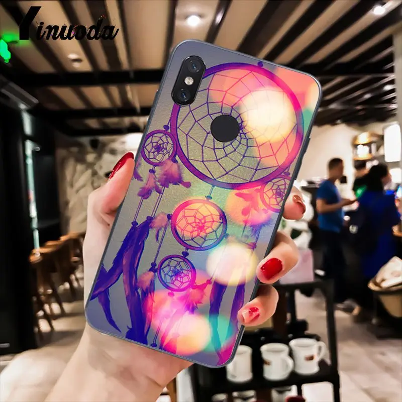 Yinuoda Ловец снов фиолетовый чехол для телефона Xiaomi Redm4X 6A 5A 7A Redmi5 5Plus Note8 8Pro 7 mi A1 A2Lite |
