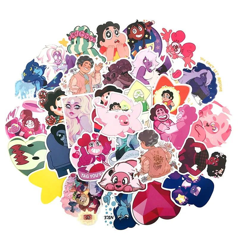 10/50 шт./упак. Steven Universe Pvc Waterproof Cartoon для скрапбукинга альбома чемодана телефона