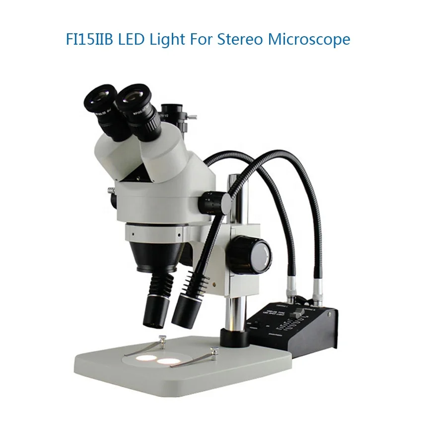 

FI15IIB 3W dual gooseneck LED point light source for stereo microscope