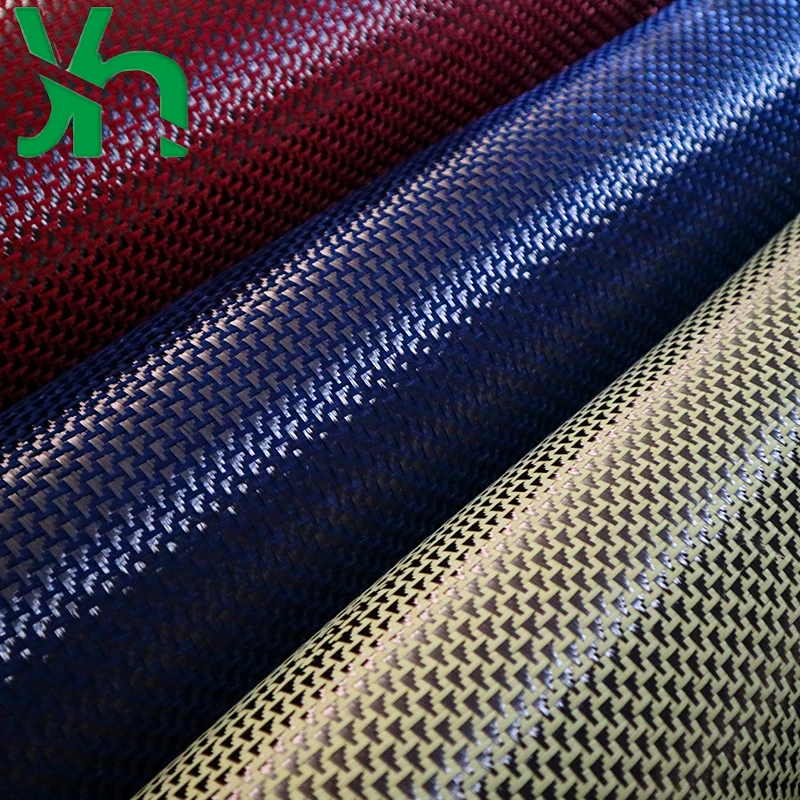 3K280g граммовый желтый узор гусиная лапка/ткань из углеродного волокна с текстурой