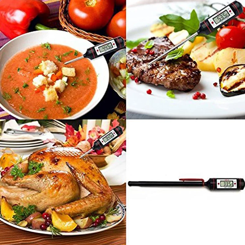 Портативный термометр для приготовления пищи барбекю выпечки мяса молока