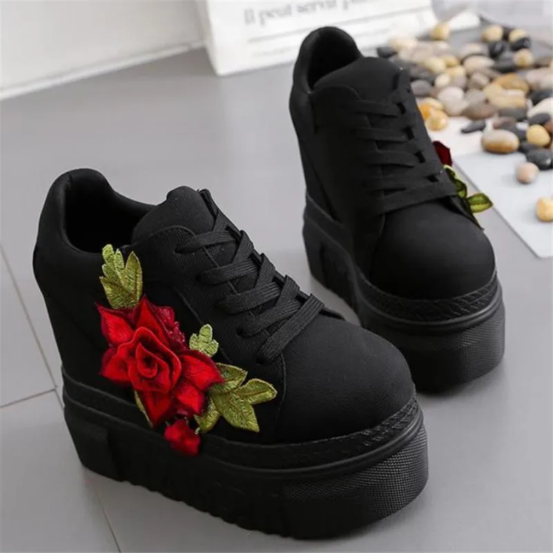 Женские туфли на высоком каблуке повседневная обувь платформе увеличивающая