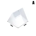 25*25*25*25 мм треугольная призма Радужная Призма Хрустальная стеклянная Фотографическая Призма цветные призмы физика детсветильник свет эксперимент