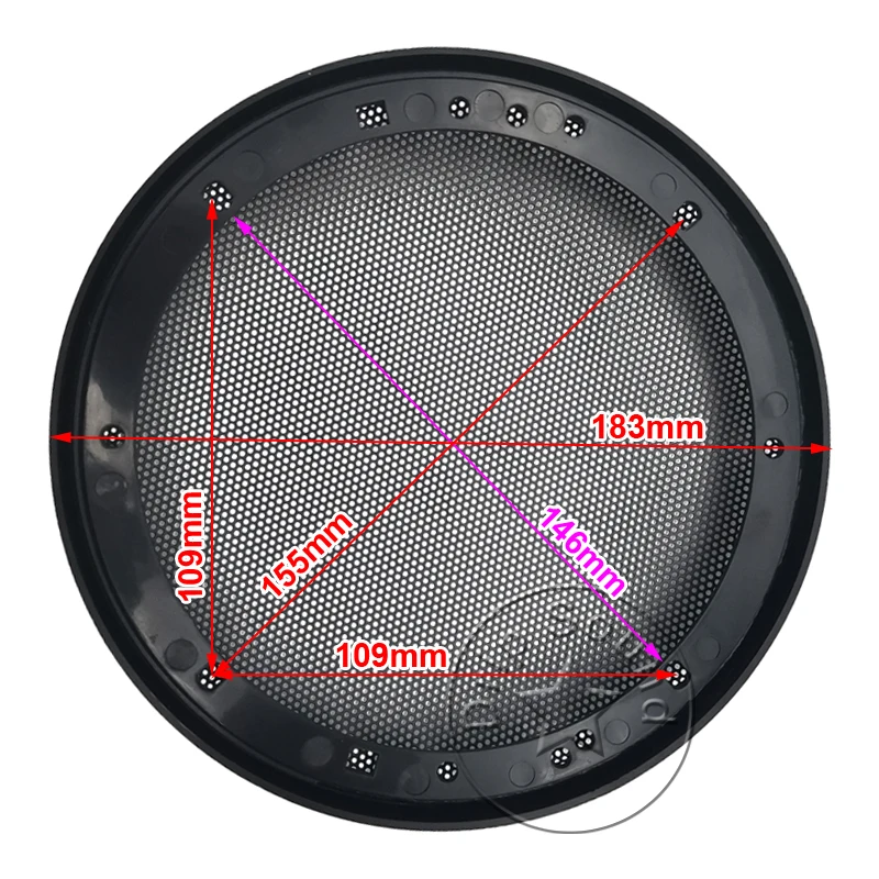 Крышка гриля для динамика 6 5 дюйма декоративная круглая металлическая сетчатая