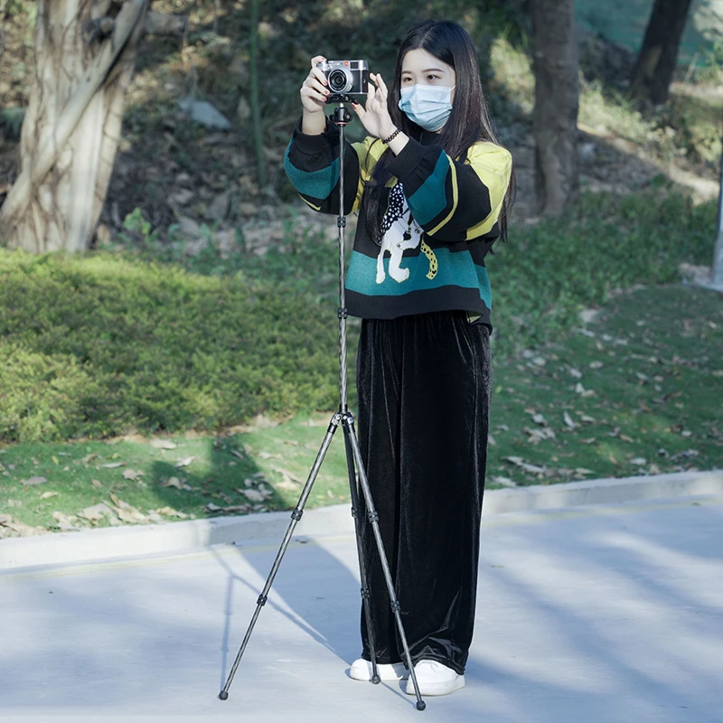 

Ulanzi MT-21 Professional Carbon Tripod Monopod Lightweight Compact Tripod for Digital DSLR Camera