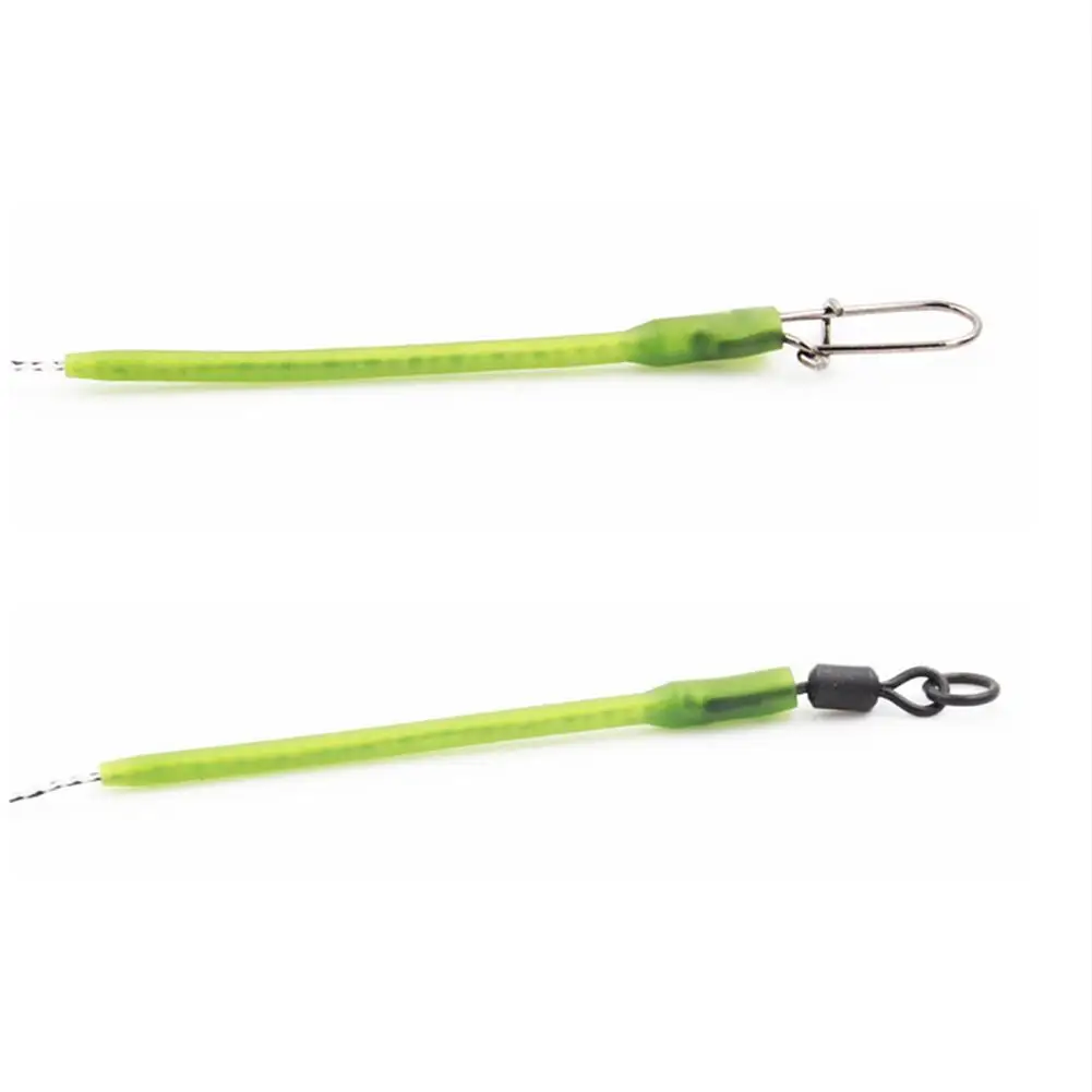 Прочные скрытые втулки для ловли карпа 10 шт. аксессуары длинные резиновые с