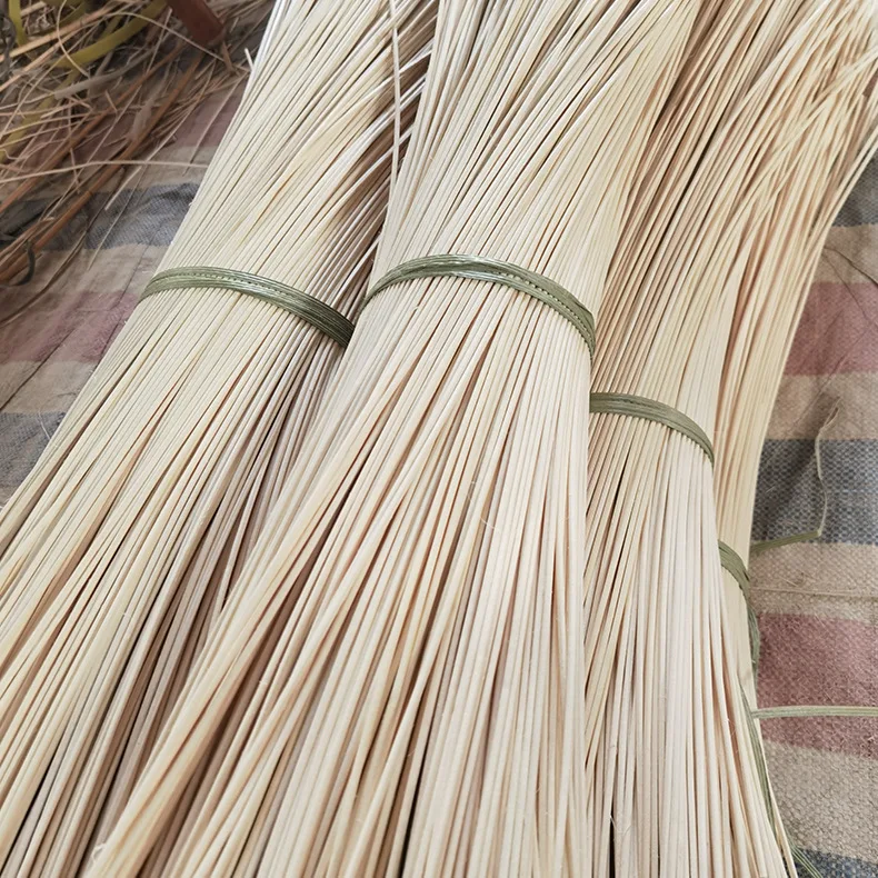 

3mm/5mm/7mm Diameter 10 Meters Natural Indonesian Real Rattan Core For Chair Repairing Basket