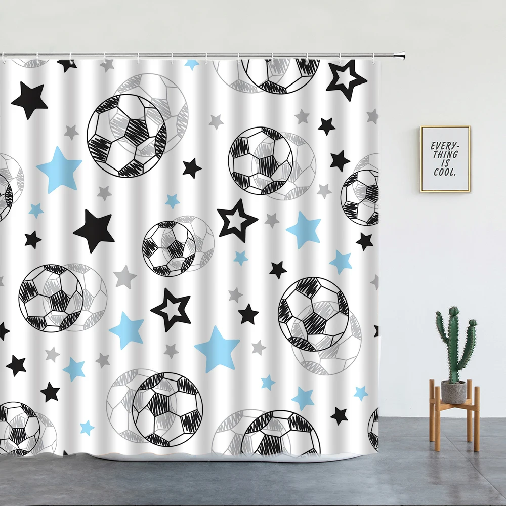 Детский набор штор для душа мультяшный Декор комнаты мальчика коврик ванной