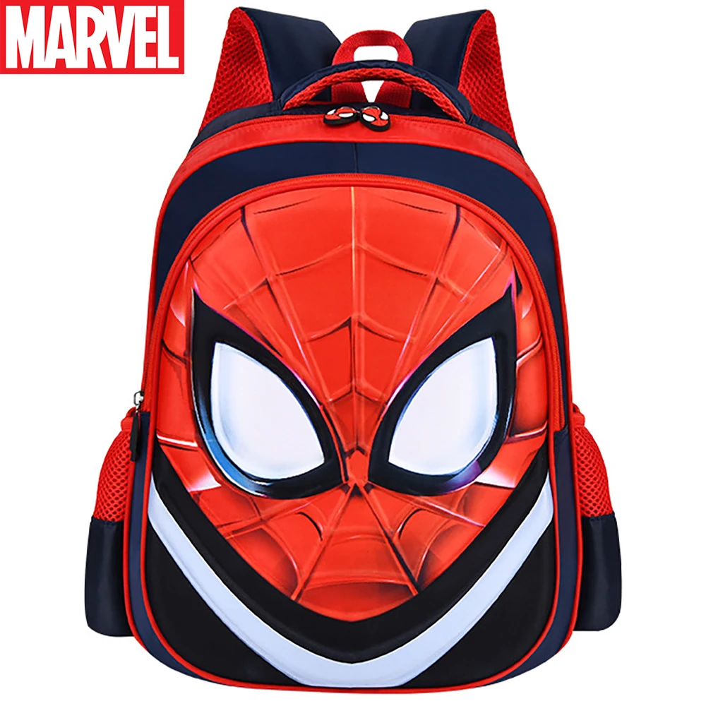 

Marvel Children's Backpack For Student Brand Spiderman Captain America Boy School Bags Kid Cartoon Cute Pattern Casual Knapsack