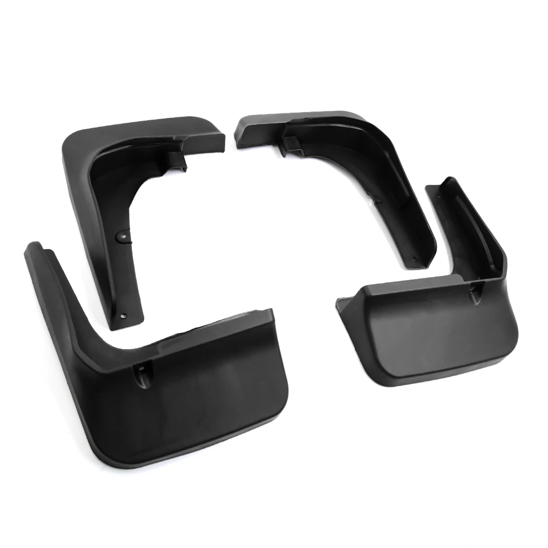 Черные пластиковые автомобильные передние и задние брызговики X AUTOHAUX 4 шт. набор