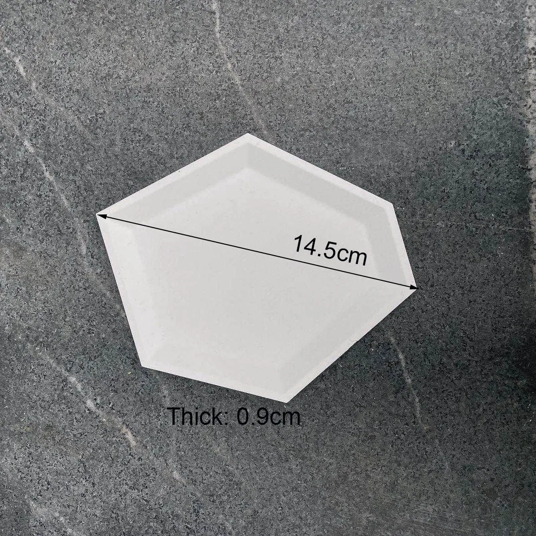 Неправильный многоугольник бетона лоток плесень каботажное судно пресс формы
