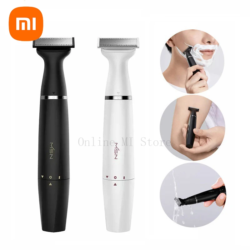 

New Xiaomi MSN T3/L4 Multi-purpose Electric Hair Shaver Razor Blade Dry & Wet Body Leg Armpit Hair Eyebrow Styling Trimmer