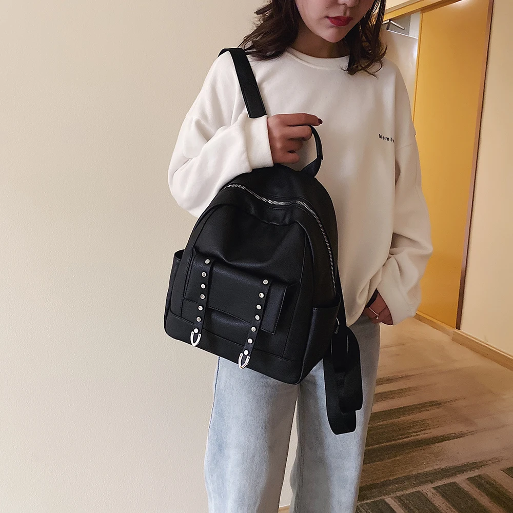 Модный рюкзак для женщин из искусственной кожи рюкзаки высокое качество