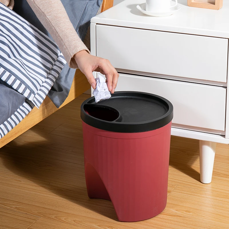 Stackable Sorting Trash Can Circular Recycling Bin Household Stacked Kitchen Waste Garbage Separation Classified | Дом и сад