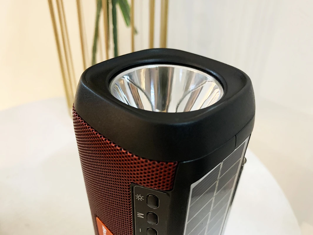 

Solar charging Bluetooth Speaker Portable Column Wireless Stereo Music Box Loudspeaker Outdoor Waterproof