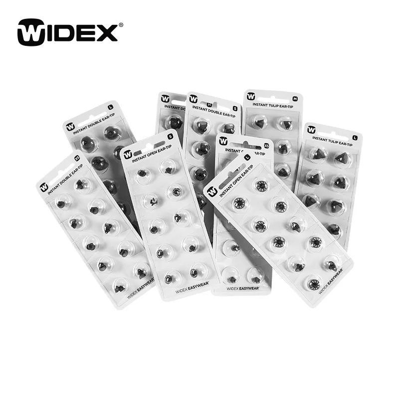 

Widex легко носить силиконовые насадки тюльпан/круглые/открытые/двойные наушники