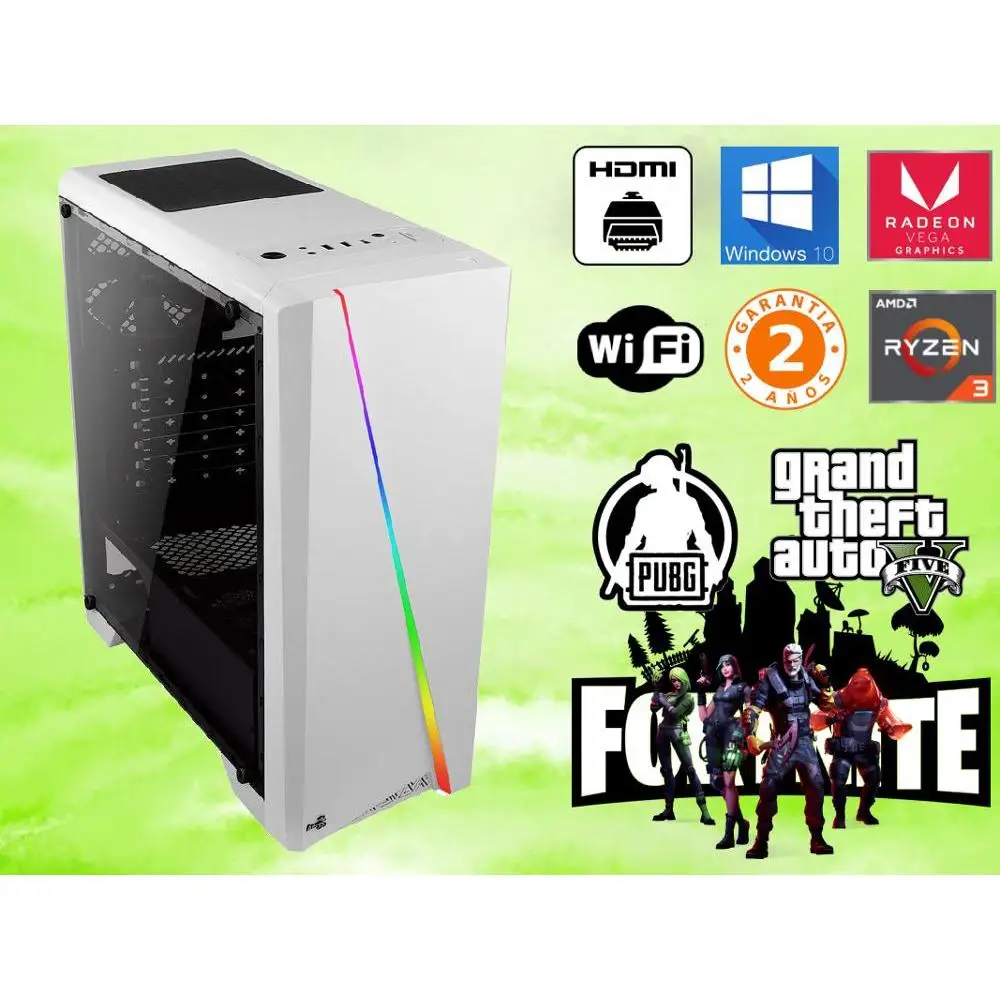 -Игры на ПК-Ryzen 3 2200g-8 жестких ГБ/16 ГБ ОЗУ-500 Гб/1 ТБ HDD-120/240 SSD-GPU: RADEON RX VEGA 8-WINDOWS 10-2 года