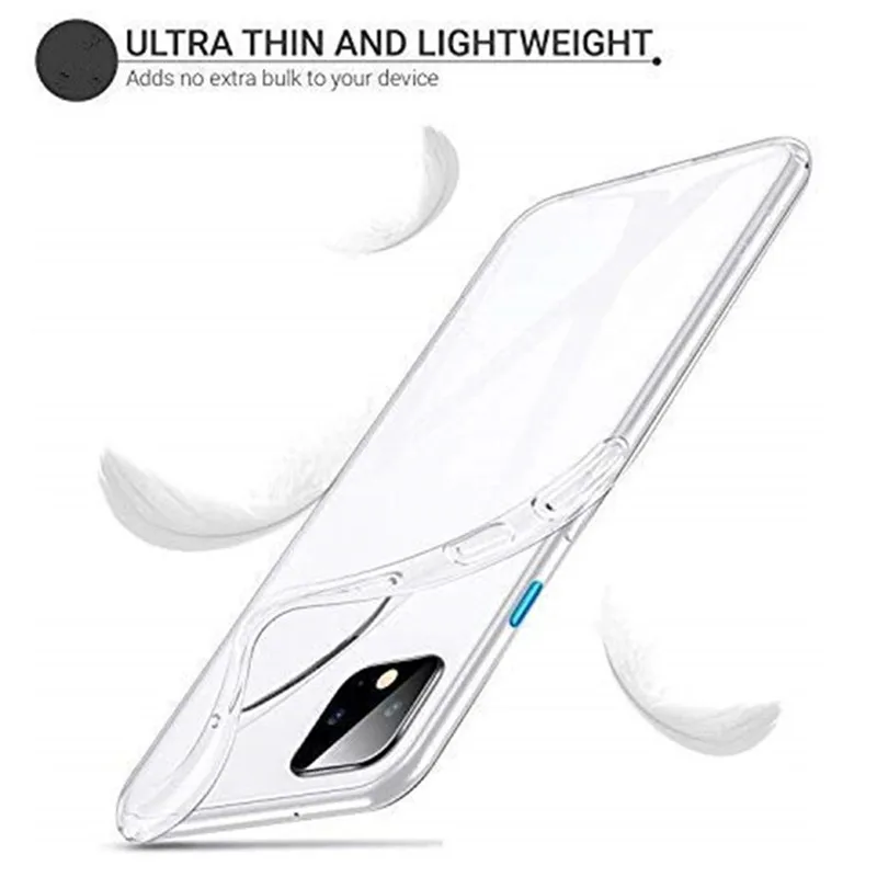 Luxury Soft TPU Case for Google Pixel 4 XL Ultrathin Transparent Crystal Clear Cover For Pixel4 Back | Мобильные телефоны и