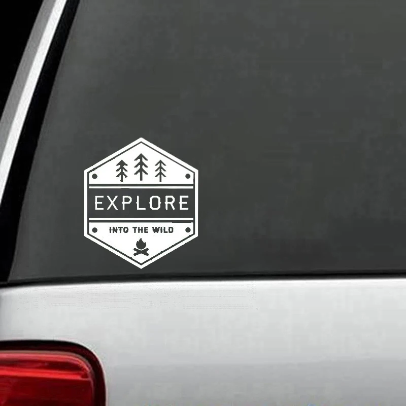 Исследуйте в дикой природе путешествие Виниловые стикеры грузовых автомобилей