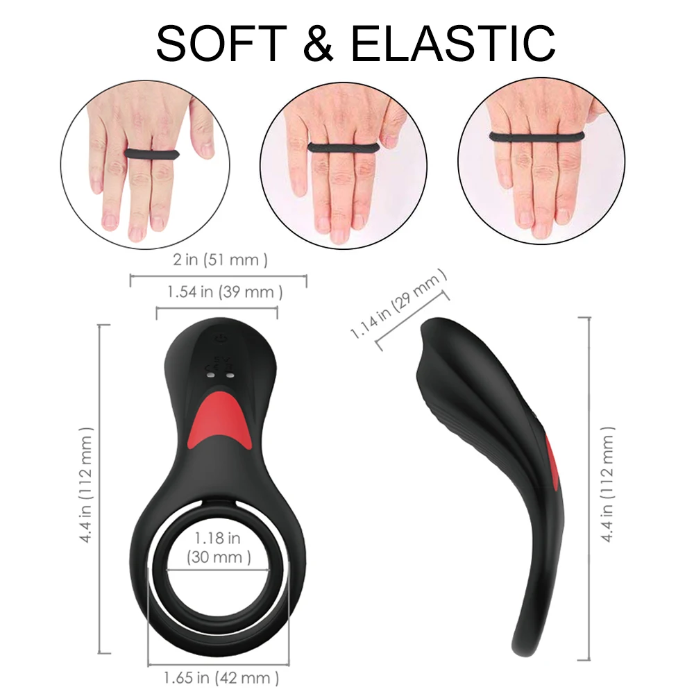 Вибрирующее кольцо на пенис секс игрушки для пар с дистанционным управлением