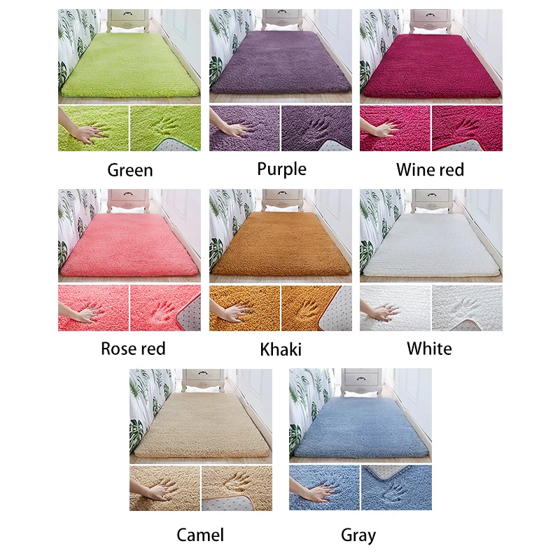 

Pure color fluffy velvet carpet, used in various scenes such as living room, bed, bedroom, window, bedside, etc.