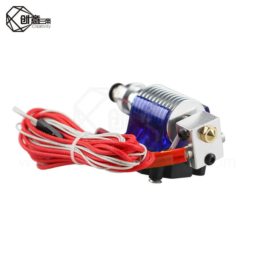 3D принтер j головки Hotend с одним охлаждающим вентилятором для 1 75 мм/3 0 мм v6 bowden нити