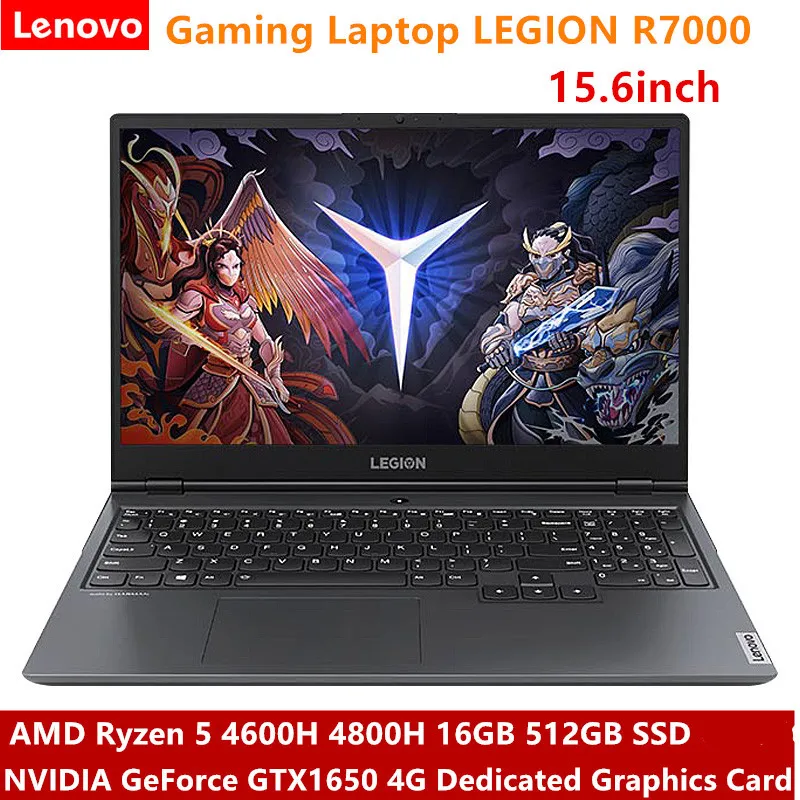 Игровой ноутбук Lenovo Leon R7000 FHD IPS 15 6 дюйма AMD Ryzen R7 4800H / R5 4600H Ультратонкий портативный
