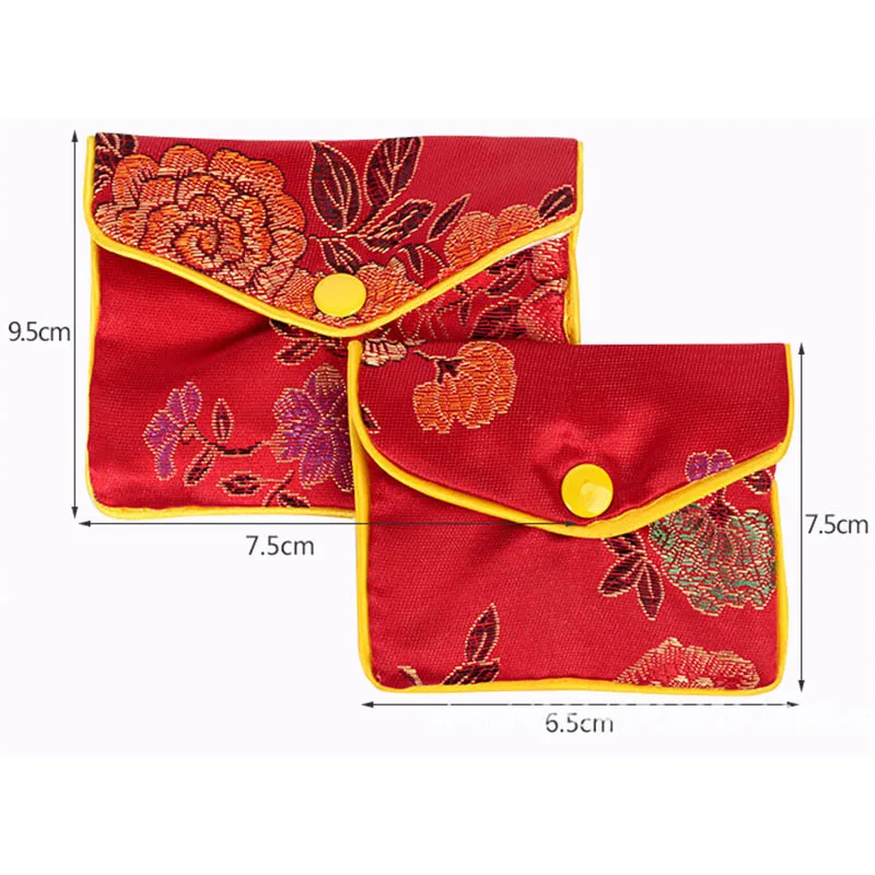 3 шт. женская сумка для хранения ювелирных изделий в китайском стиле традиционная