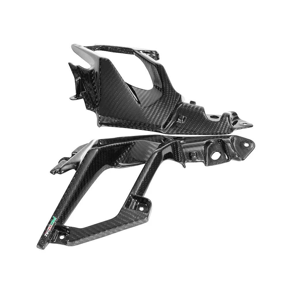 100% углеродное волокно боковая обтекатель для мотоцикла матовая/глянцевая 3K