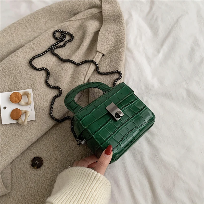 2020 новый ретро камень шаблон портативная коробка сумка мессенджер сумки на плечо