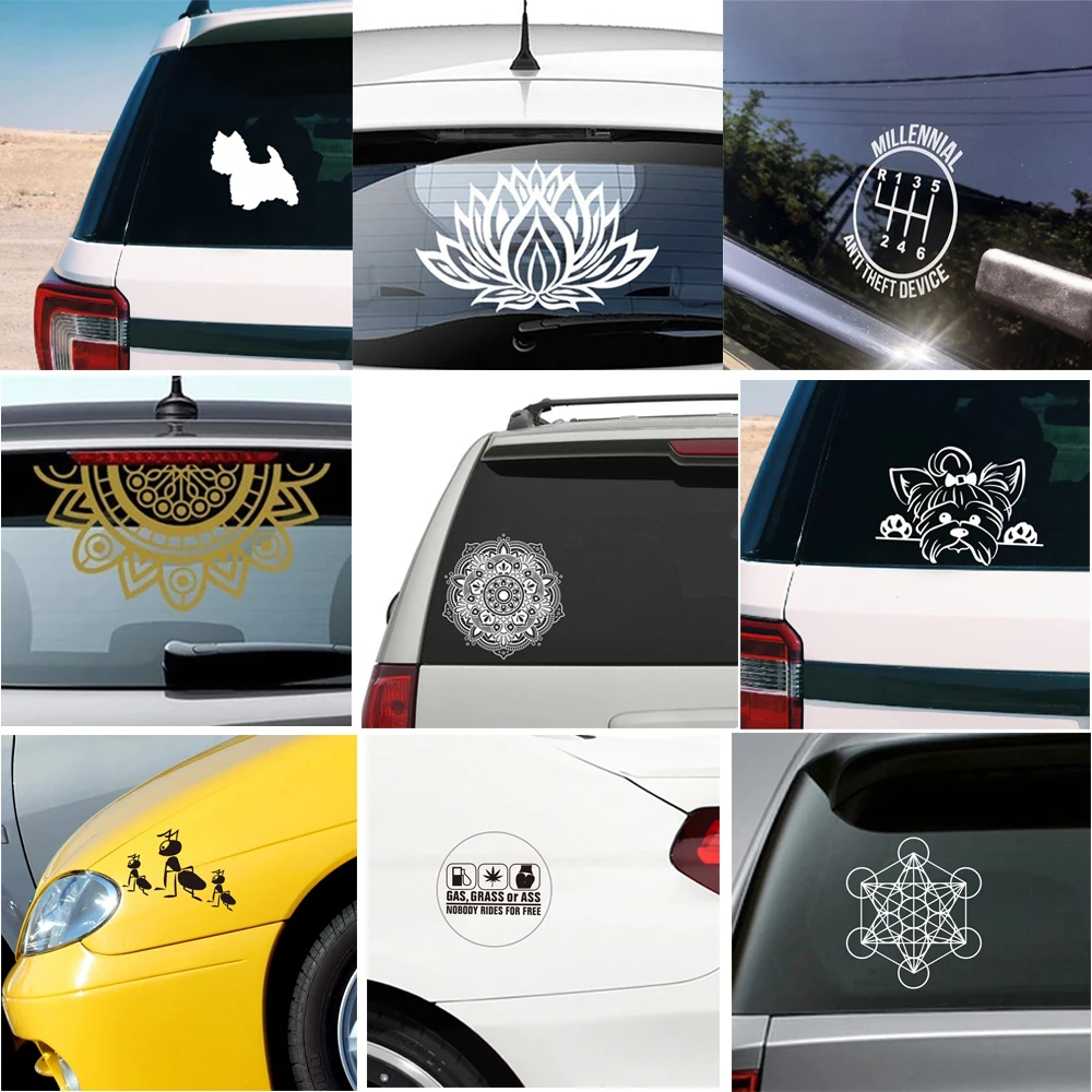 

Sacred Decal Car Sticker Window Decor Metatron Laptop Vinyl Waterproof for Pets Decoration Removable Decals accessories HQ9994