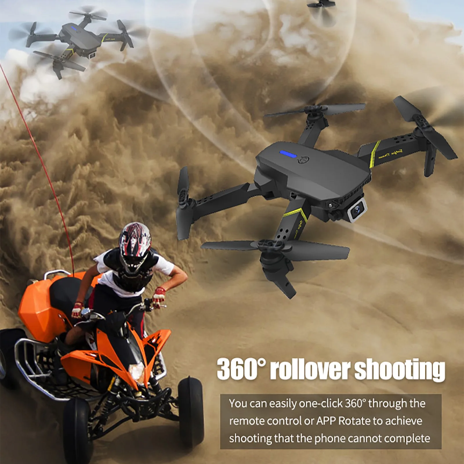 GD89-1RC Дрон с камерой 4K HD WiFi FPV RC Квадрокоптер двойным объективом Onekey возврат