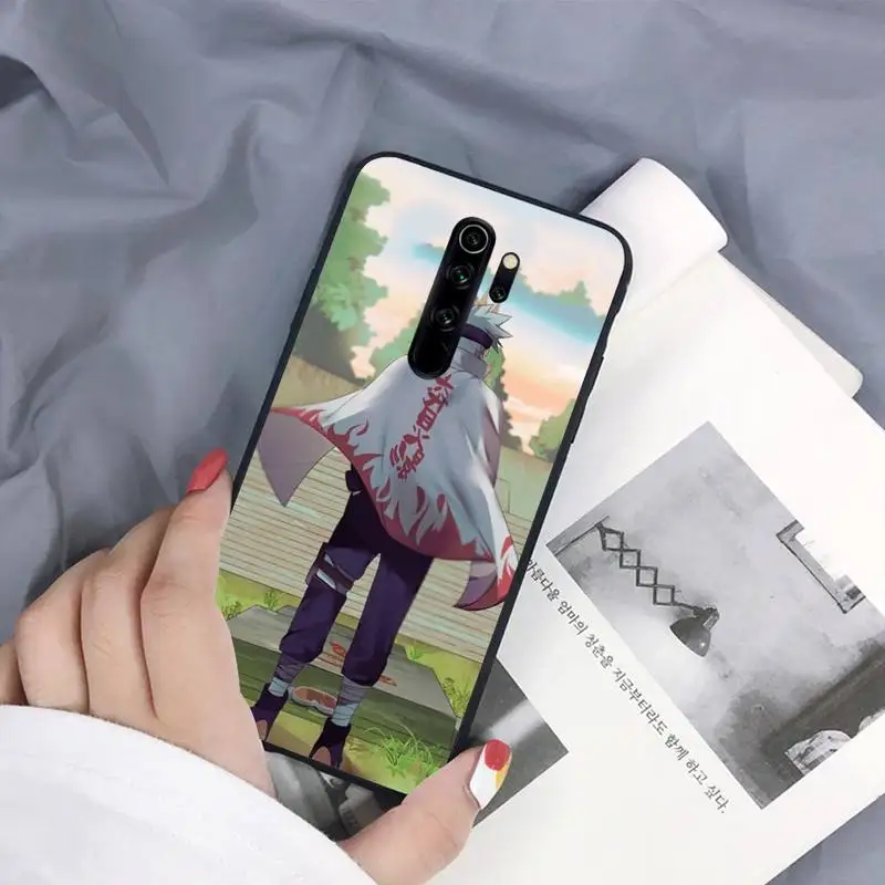 

Anime Naruto Hatake Kakashi Phone Case Black Cover For Redmi 7A 4X 5 6 7 8 8A 5Plus GO Note 4/4X 7 K20/Pro Cases