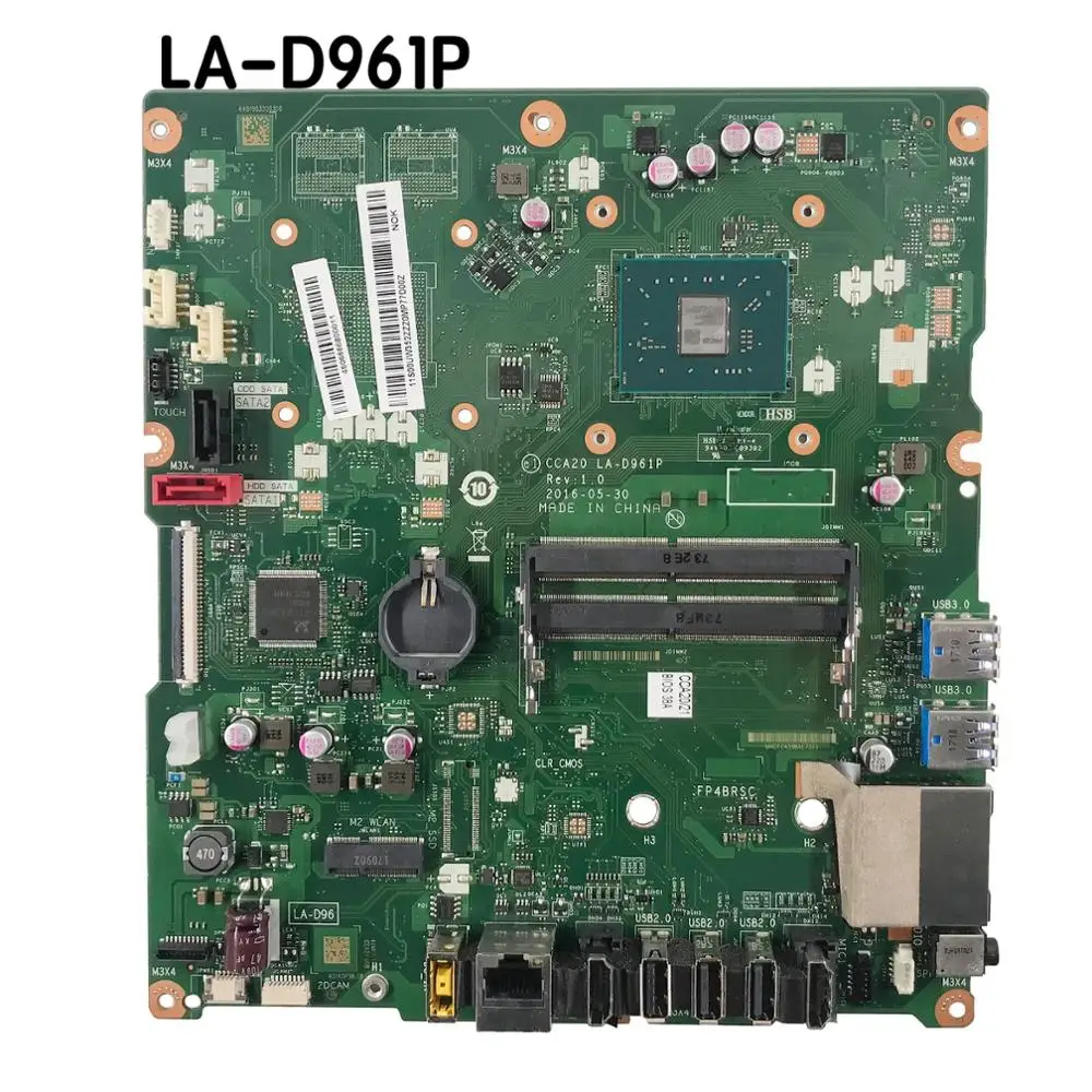 

00UW352 For Lenovo Ideacentre Aio 510-22ASR Motherboard LA-D961P 00UW352 Mainboard 100% test ok delivery