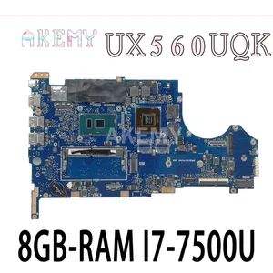 ux560ux laptop motherboard for asus zenbook flip ux560uqk ux560uq q524uq original mainboard 8gb ram i7 7500u gt940m free global shipping